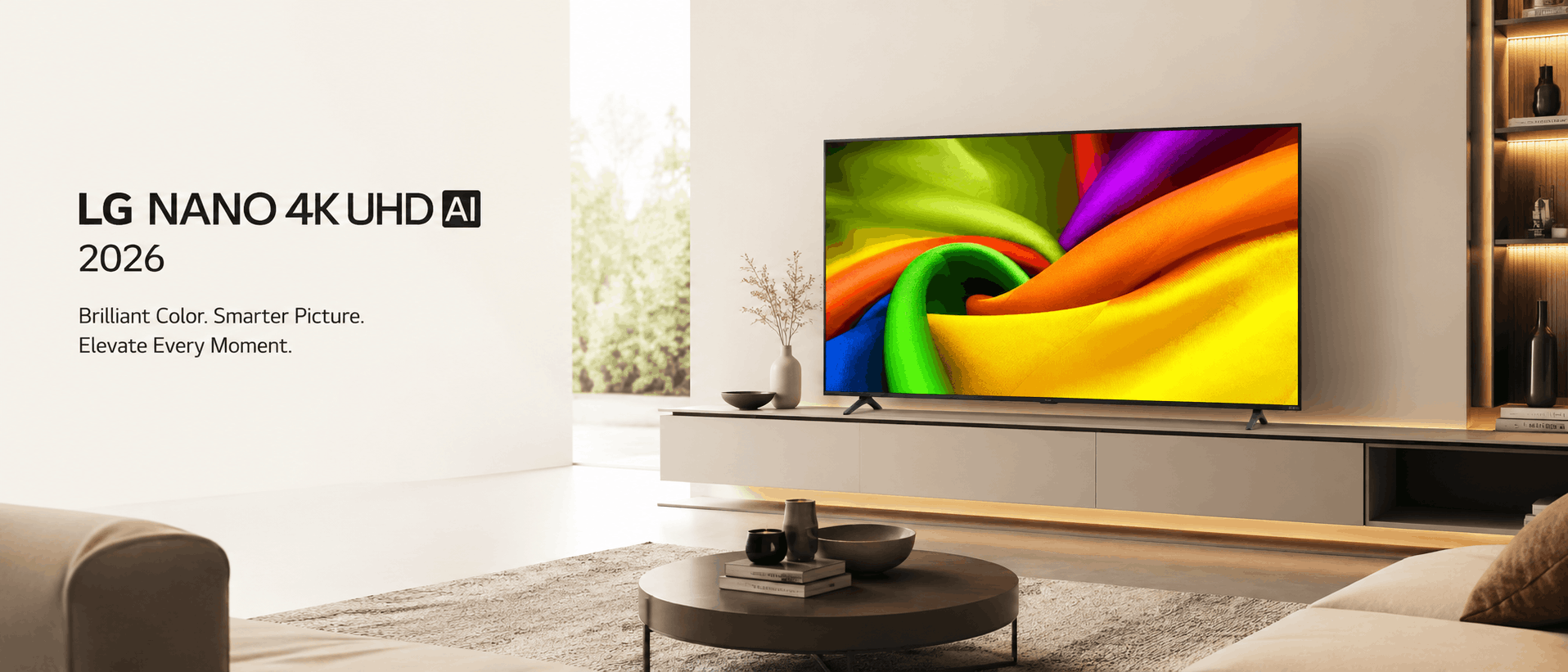 Smart TV LG NANO 4K UHD AI NU84 43 pouces 2026